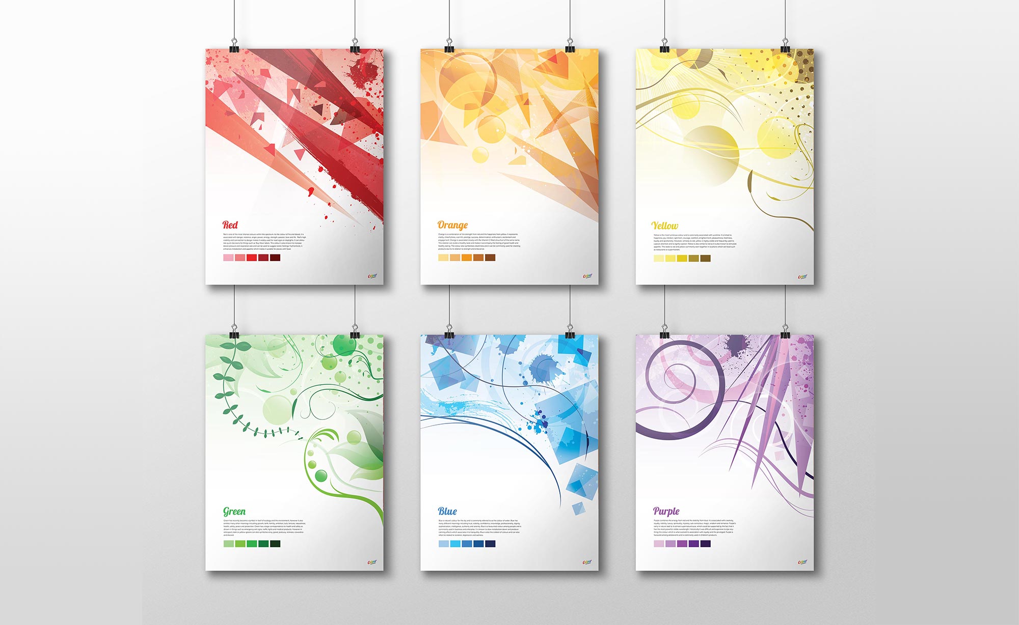 Colour Theory Inspired Posters